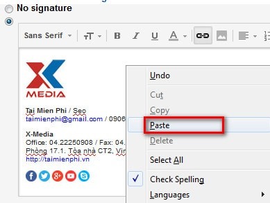 Hướng dẫn cách tạo thông tin cá nhân cuối email trong gmail mới nhất 2020