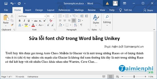 Hướng dẫn sửa unikey bị lỗi font mới nhất 2020