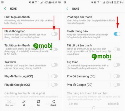 bat tat den flash dien thoai samsung 5