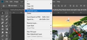Hướng dẫn nhân đôi ảnh trong photoshop mới nhất 2020