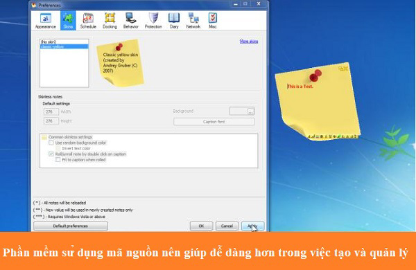 Phần mềm nhắc việc trên máy tính bằng tiếng Việt