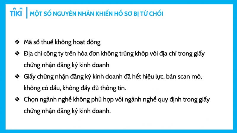 Đăng ký bán hàng trên tiki