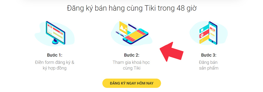 Đăng ký bán hàng trên tiki